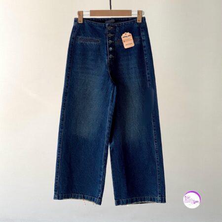 شلوار واید لگ تیره جیب فیلتو