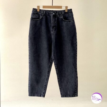 شلوار جین مام استایل ذغالی بیگ سایز (سایز بزرگ )