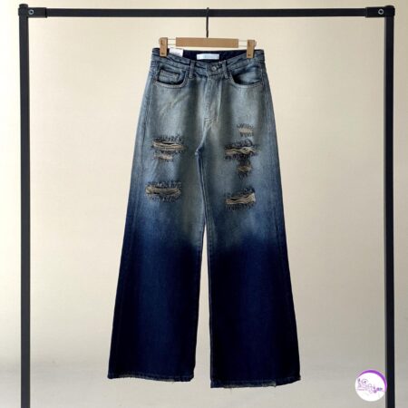 شلوار جین بگی وینتج دبل زاپ