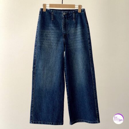 شلوار جین واید لگ کمر ساده