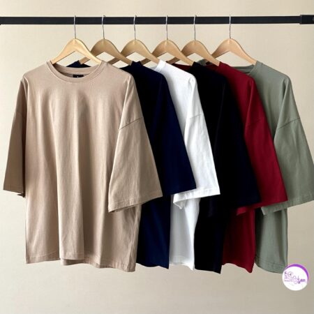 تیشرت باکسی رنگی