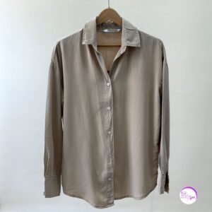 شومیز سیلک کرم