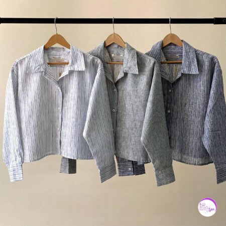 شومیز کراپ راه راه