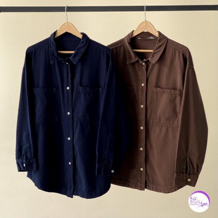 شومیز کتان پایین هلال پرمیوم