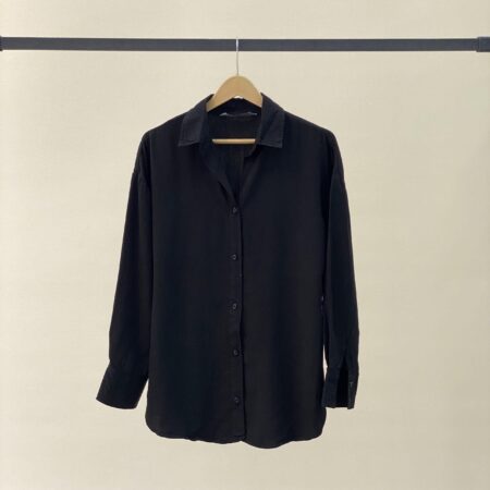 شومیز سیلک مشکی Free