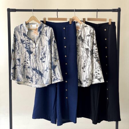 ست شومیز و شلوار آبرنگی