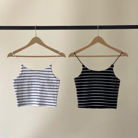 کراپ تاپ بند ماکارونی راه راه