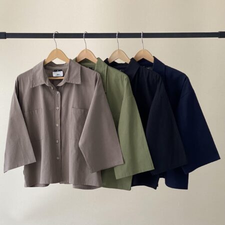 شومیز باکسی دو جیب