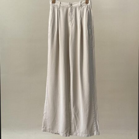 شلوار نیم بگ سیلک استخوانی