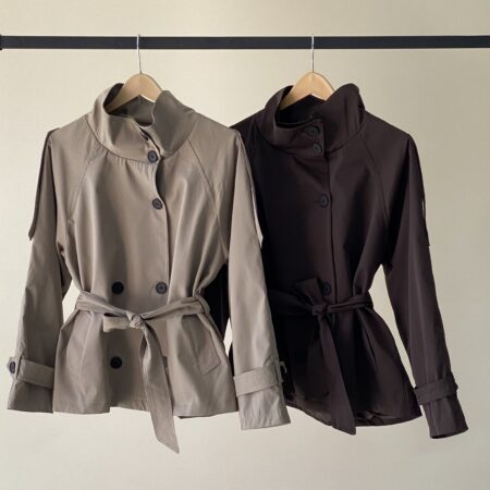 ترنچ کت یقه ایستاده برشکا