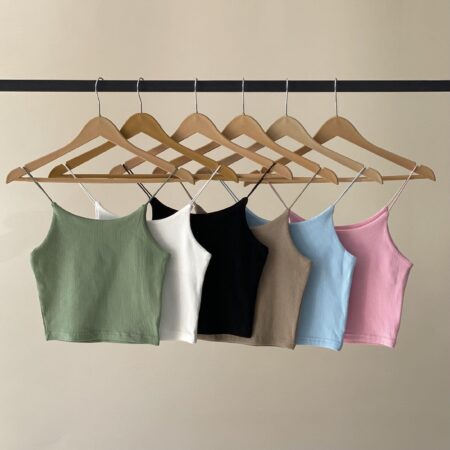 کراپ تاپ ماکارونی رنگی