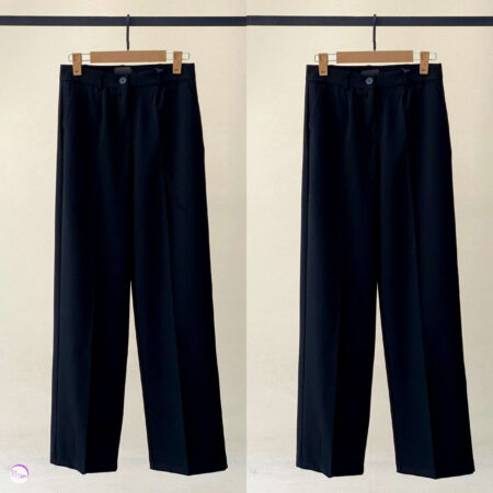 شلوار نیم بگ بزیاق مشکی