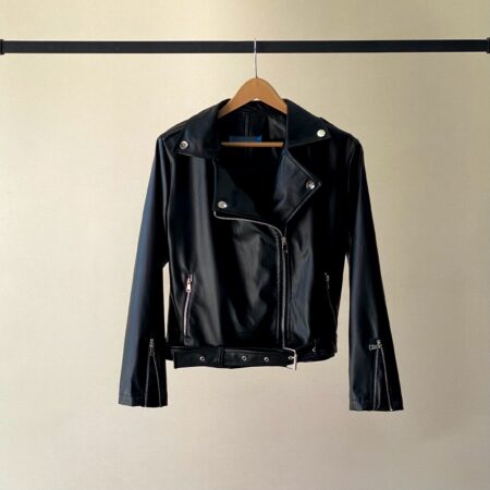 کت چرم زیپی