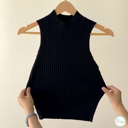 کراپ تاپ بافت مشکی