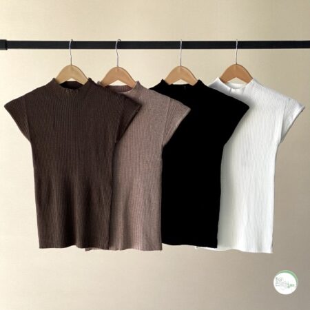 تاپ بافت آستین کتی