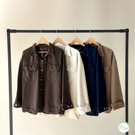 کت کتان آستین دکمه