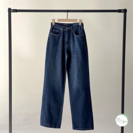 شلوار جین نیم بگ جکپات سرمه ای