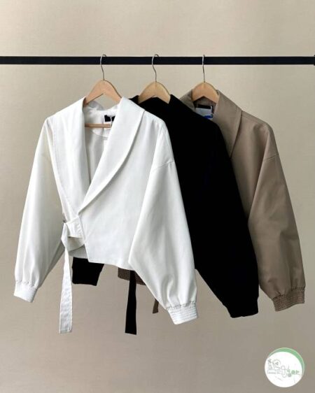 کراپ کت یقه آرشال زارا